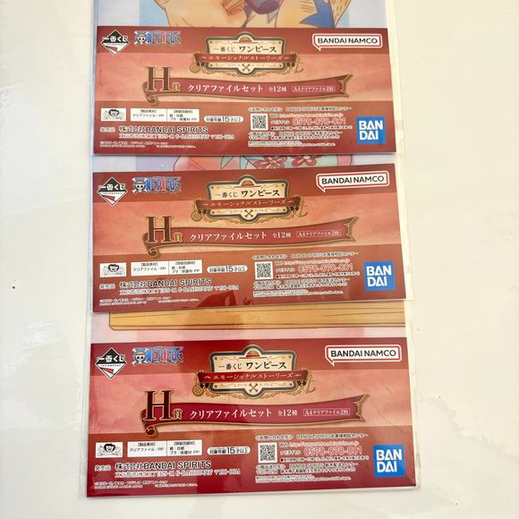 6 One Piece Emotional Stories Ichiban Kuji Visual Art‎ Sheet Clear File Poster - Picture 11 of 11